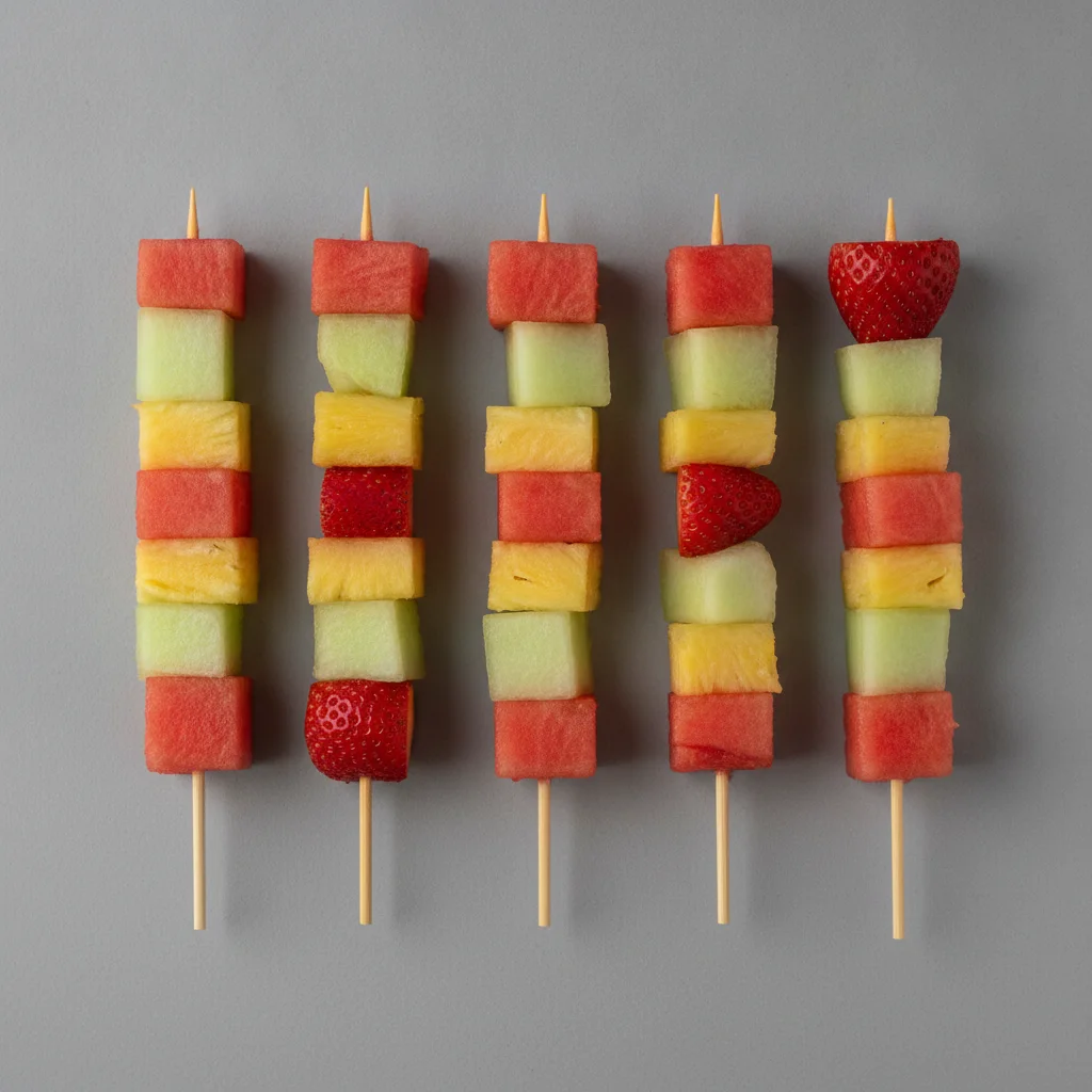 Rainbow Fruit Skewers Rainbow Fruit Skewers