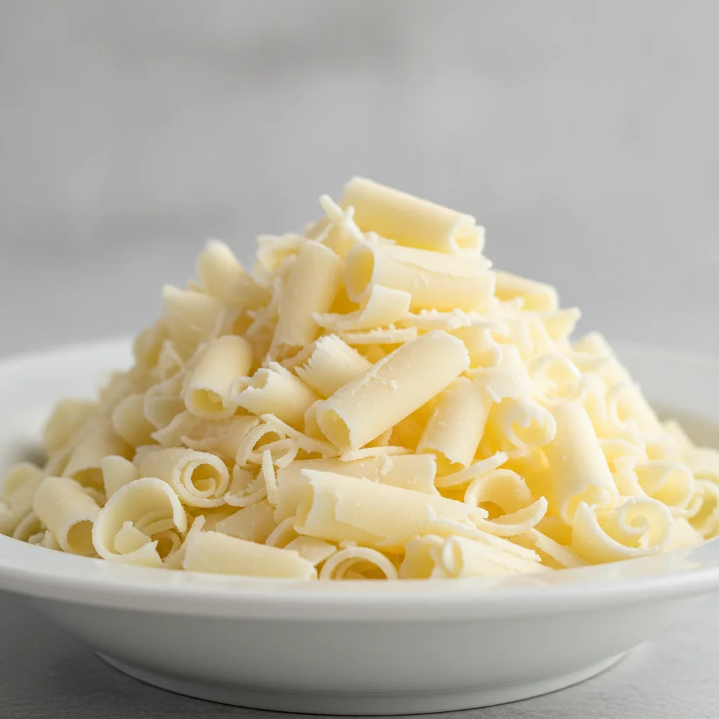White Chocolate Shavings White Chocolate Shavings