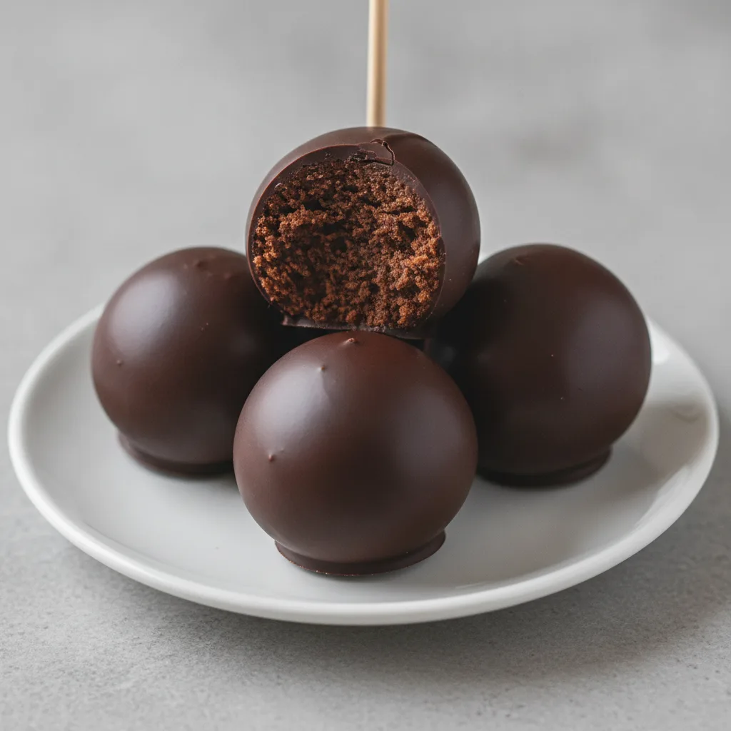 Vegan Chocolate Cake Pops Vegan Chocolate Cake Pops