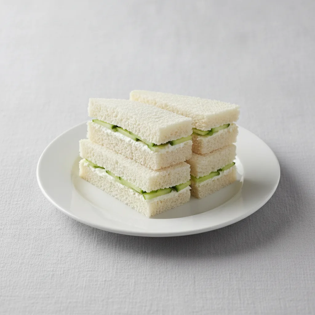 Cucumber and Cream Cheese Tea Sandwich Cucumber and Cream Cheese Tea Sandwich