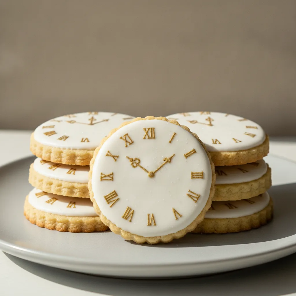 Vegan Clock Sugar Cookies Vegan Clock Sugar Cookies