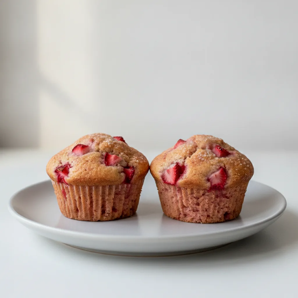 Pink Strawberry Muffins Pink Strawberry Muffins