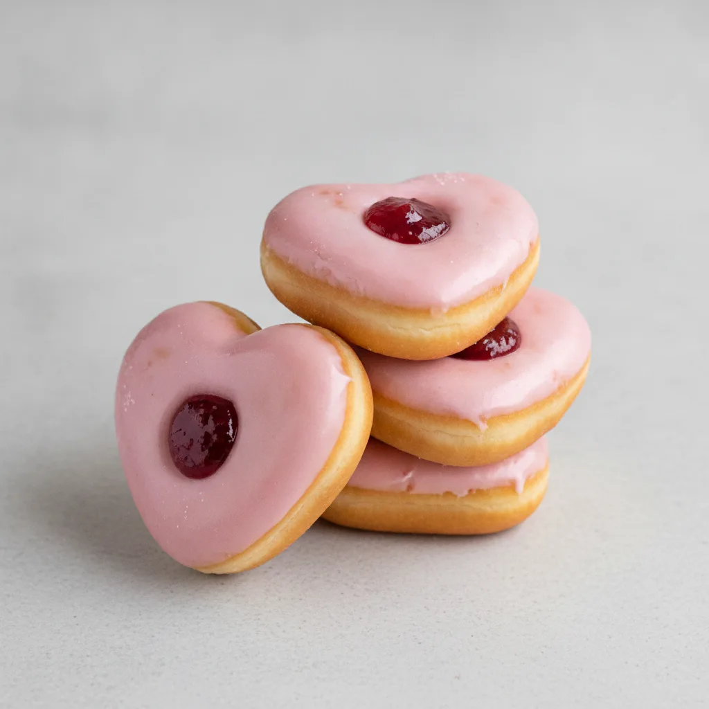 Vegan Valentine's Donuts Vegan Valentine's Donuts