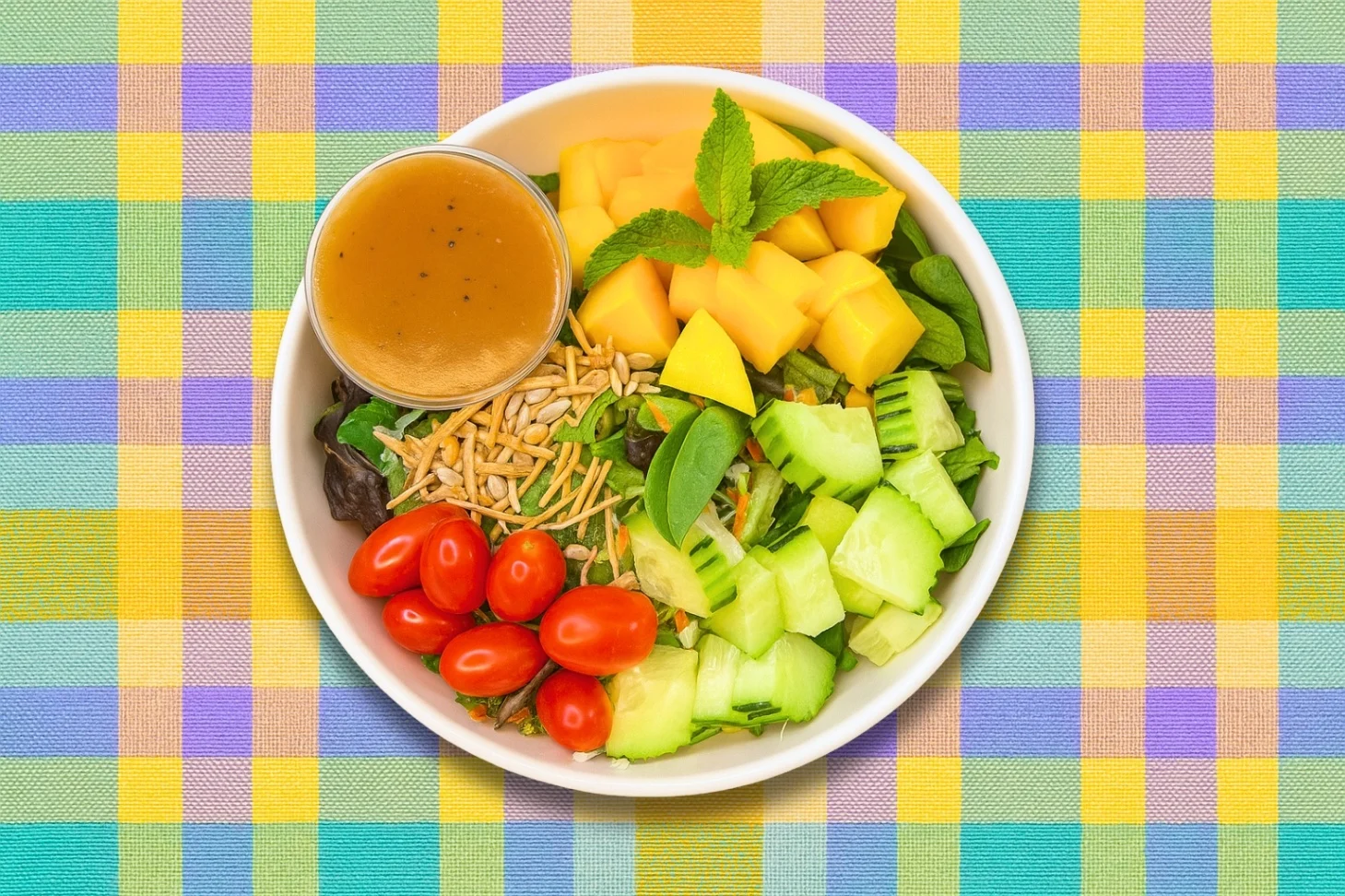 Thai Mango Munch Salad - Seared Steak
