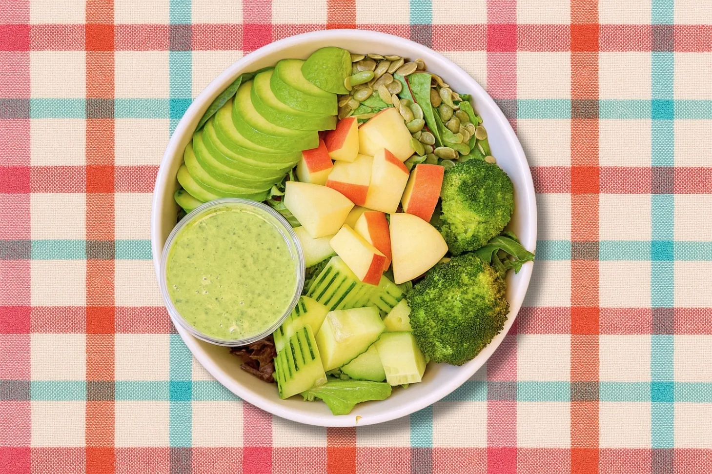 Green Goddess Salad - Roasted Chicken