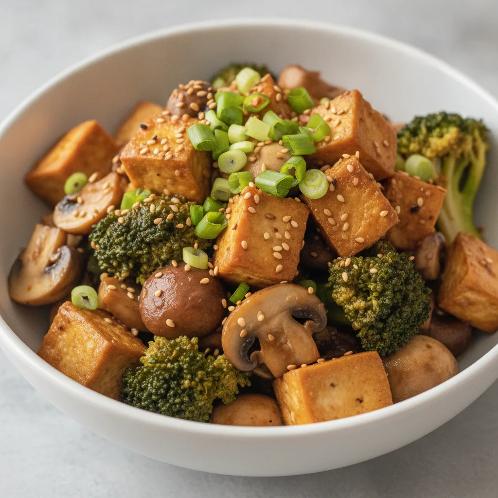 Vegan Sesame Garlic Stir-Fry Vegan Sesame Garlic Stir-Fry