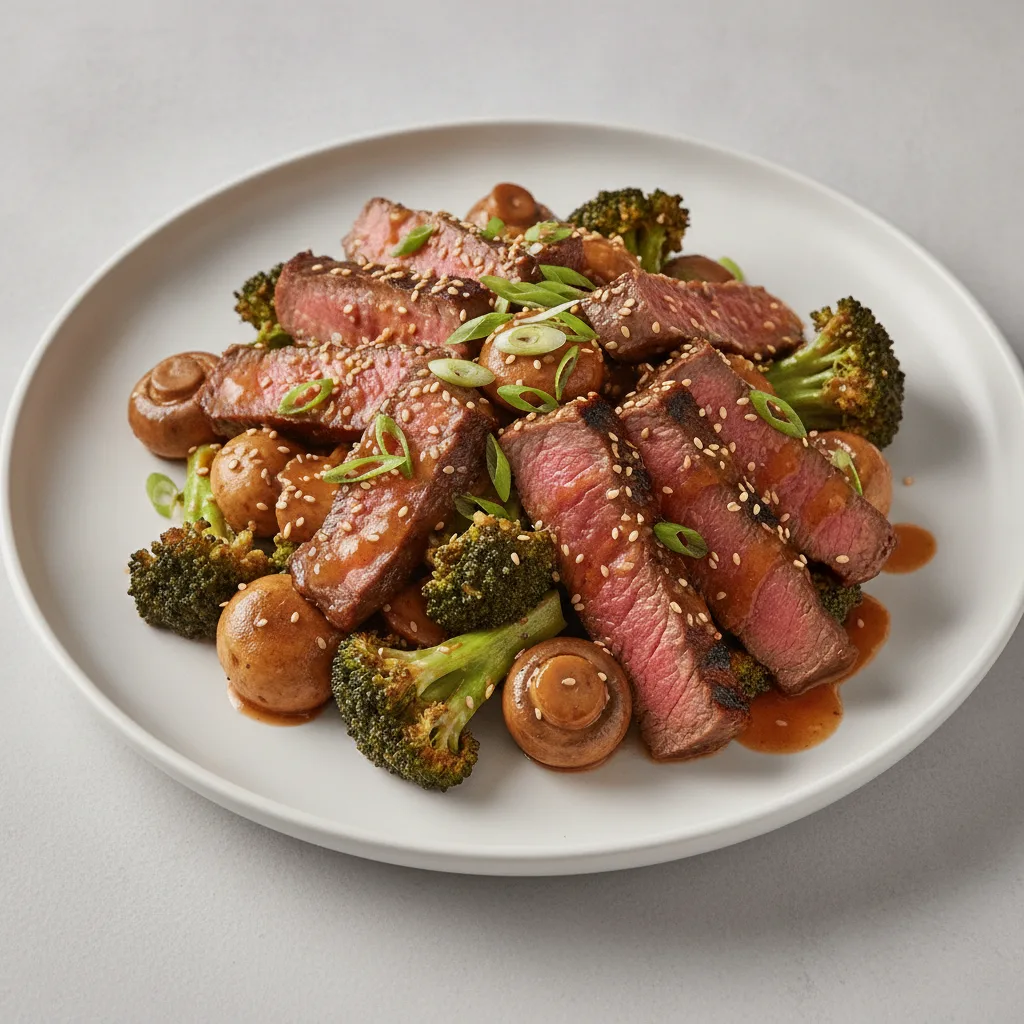 Sesame Garlic Stir-Fry Platter Sesame Garlic Stir-Fry Platter