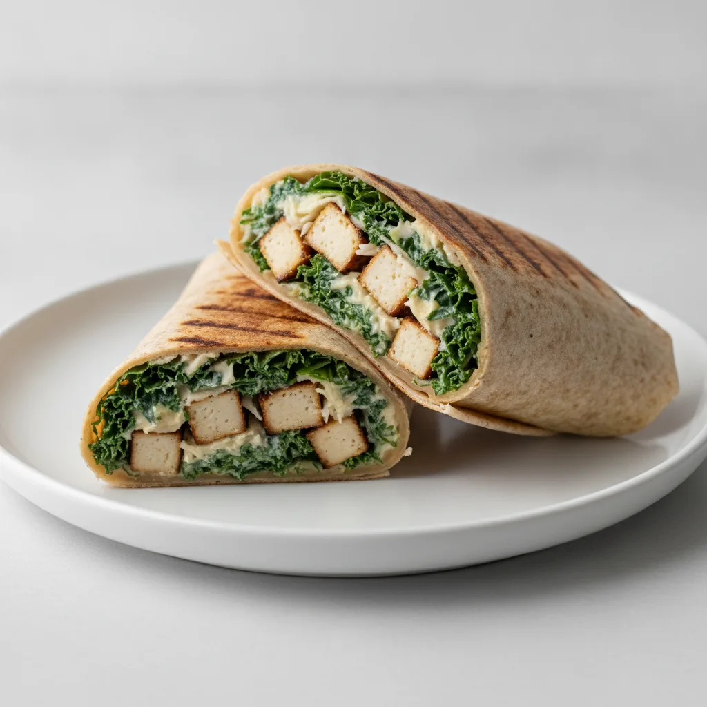 Kale Caesar Wrap (Tofu) Kale Caesar Wrap (Tofu)