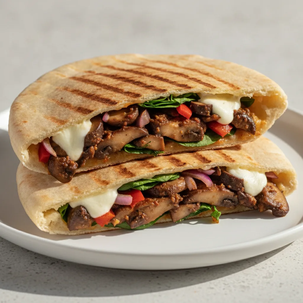 Jerk Mushroom PitaDia Wrap Jerk Mushroom PitaDia Wrap