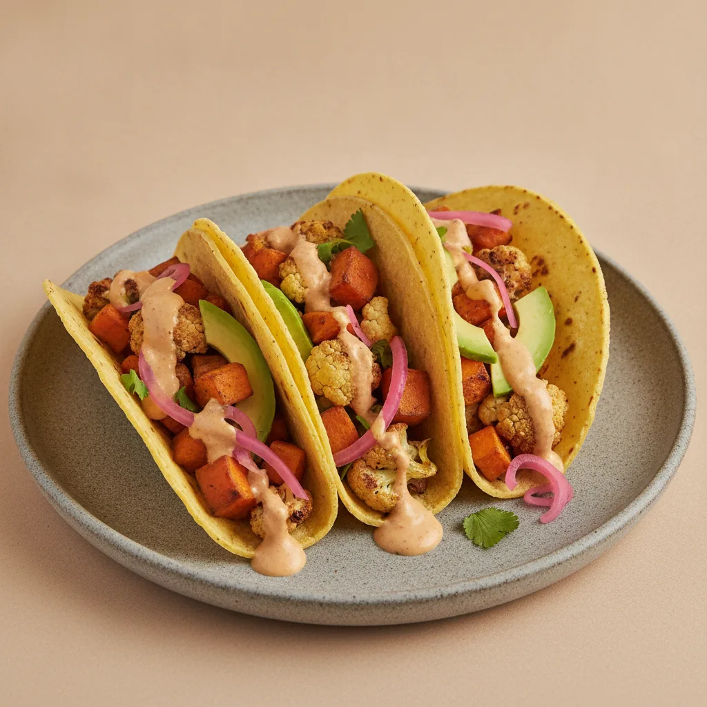 Cauliflower and Sweet Potato Tacos Cauliflower and Sweet Potato Tacos