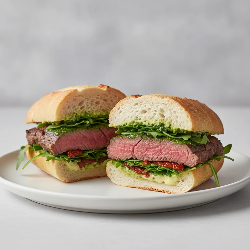 Steak Sandwich (Cut in Half) Steak Sandwich (Cut in Half)