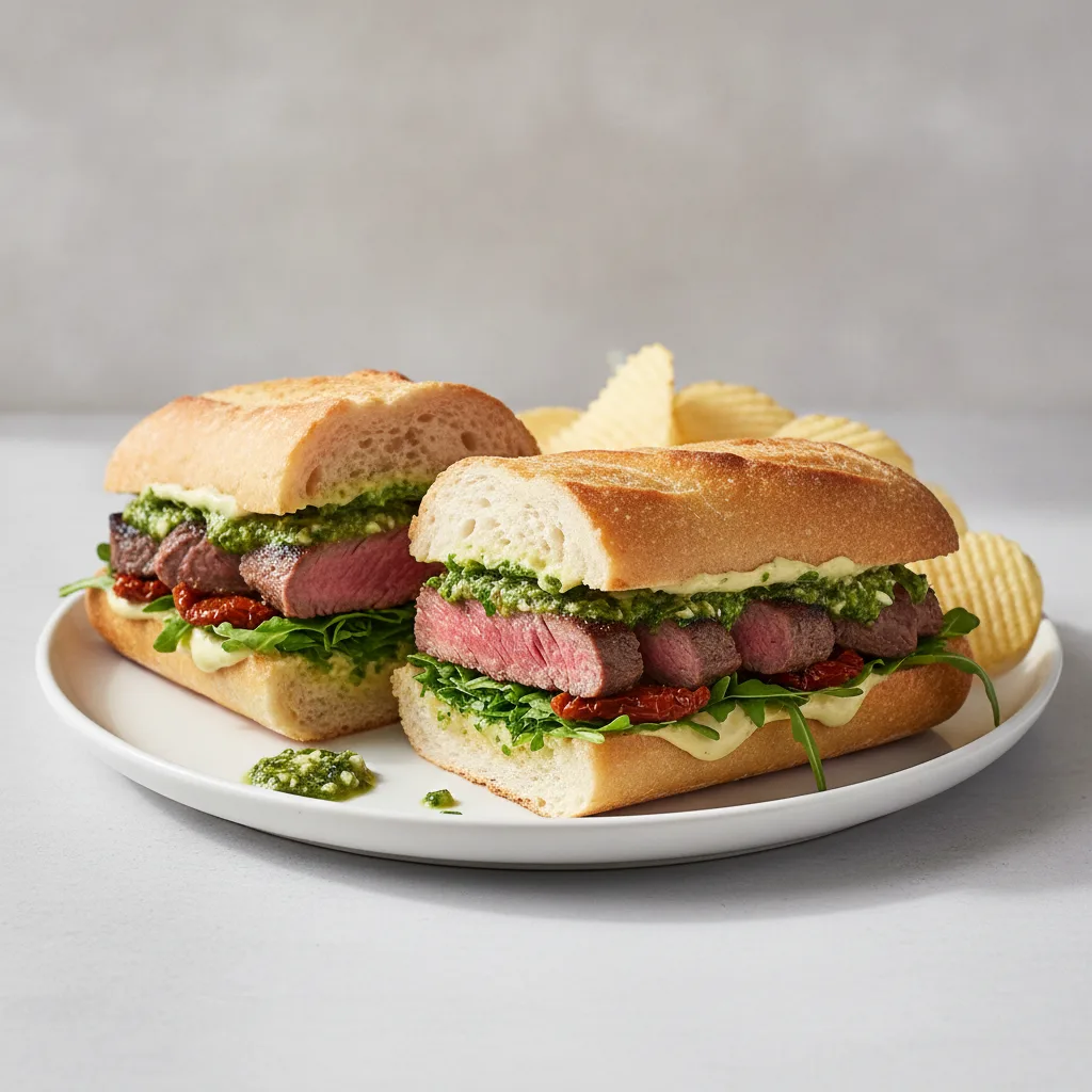 Steak Sandwich (with Potato Chips) Steak Sandwich (with Potato Chips)
