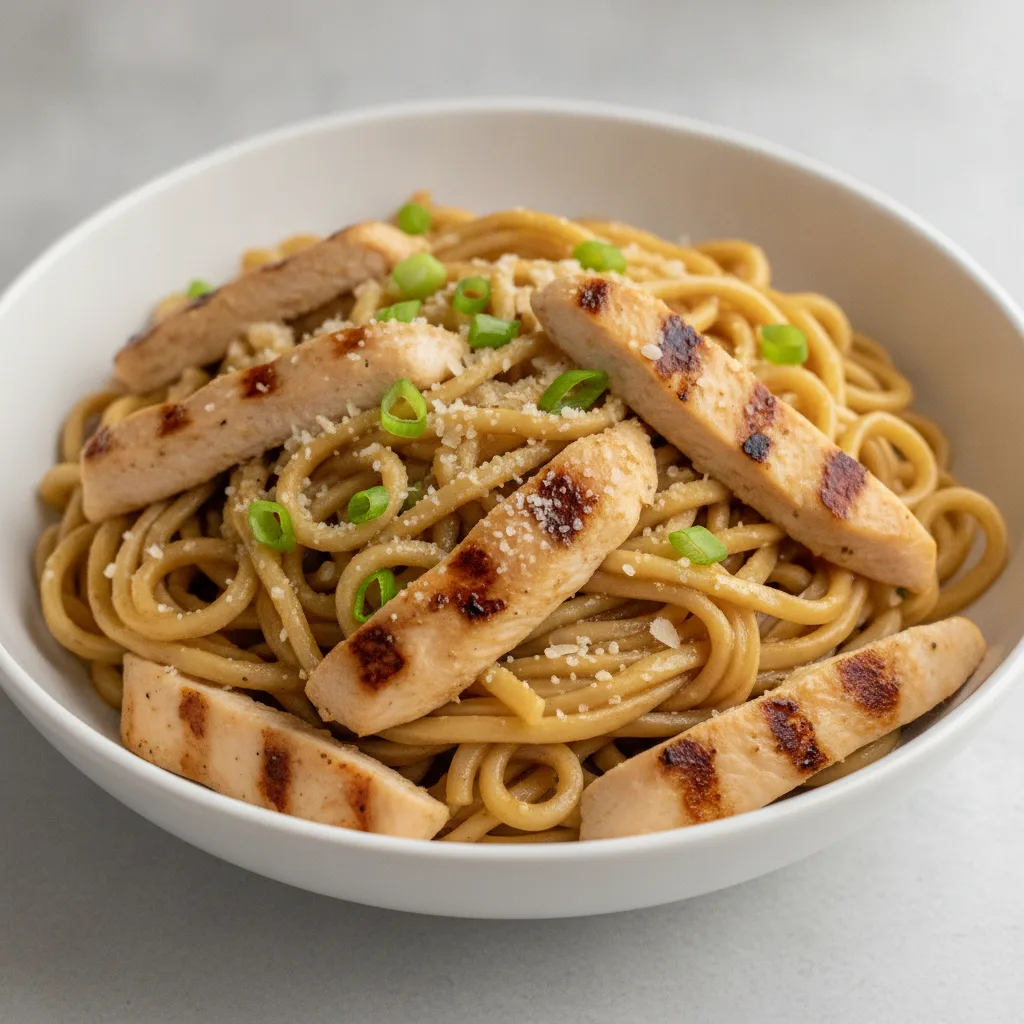 Garlic Noodles - with Chicken Garlic Noodles - with Chicken