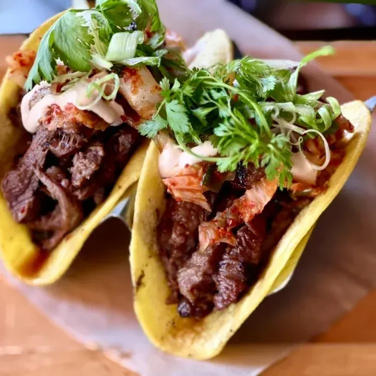 Mini Kalbi Tacos