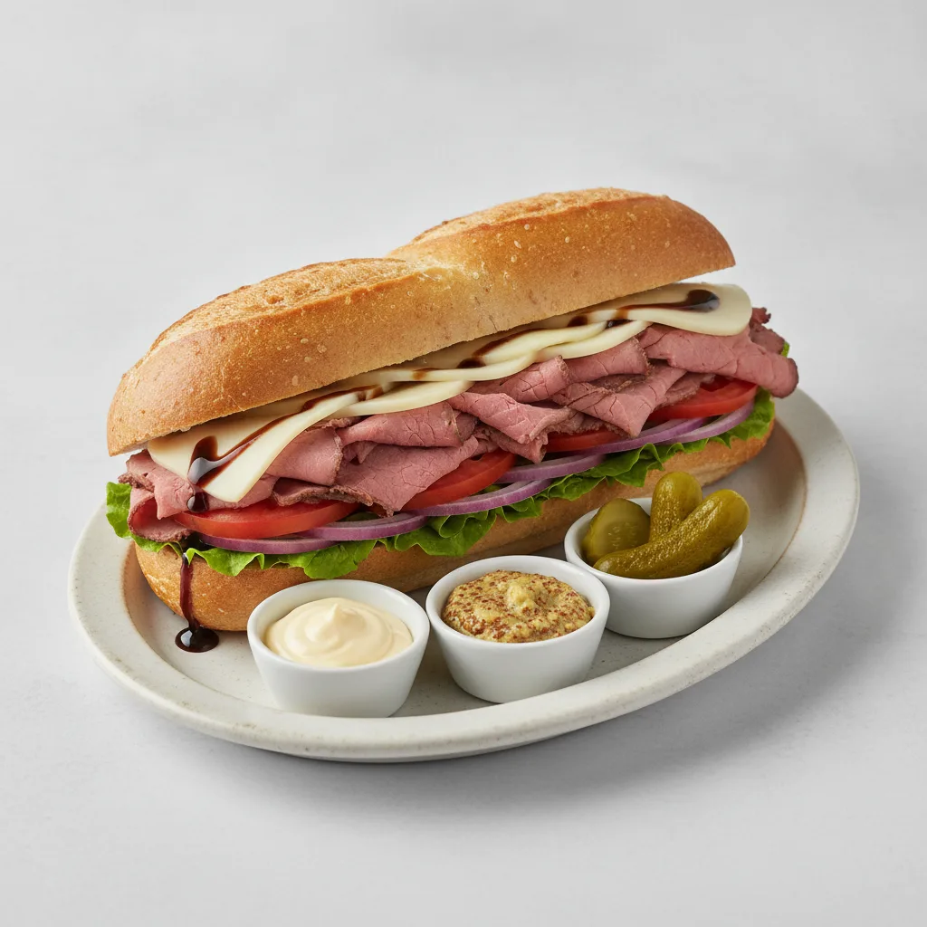 Standard Sub: Roast Beef on Wheat Bread