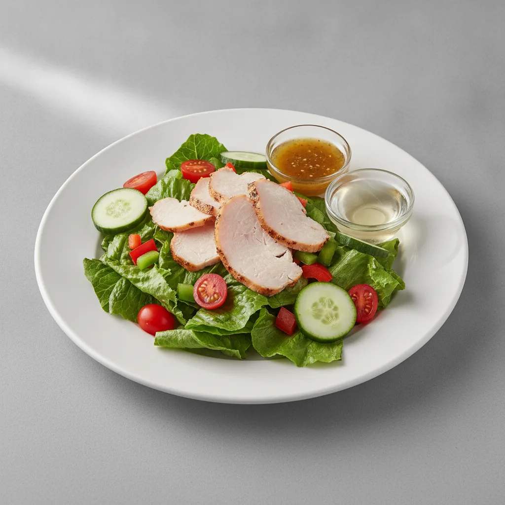 Classic Deluxe Catering Salad - Turkey with Oil and Vinegar and Italian Dressing