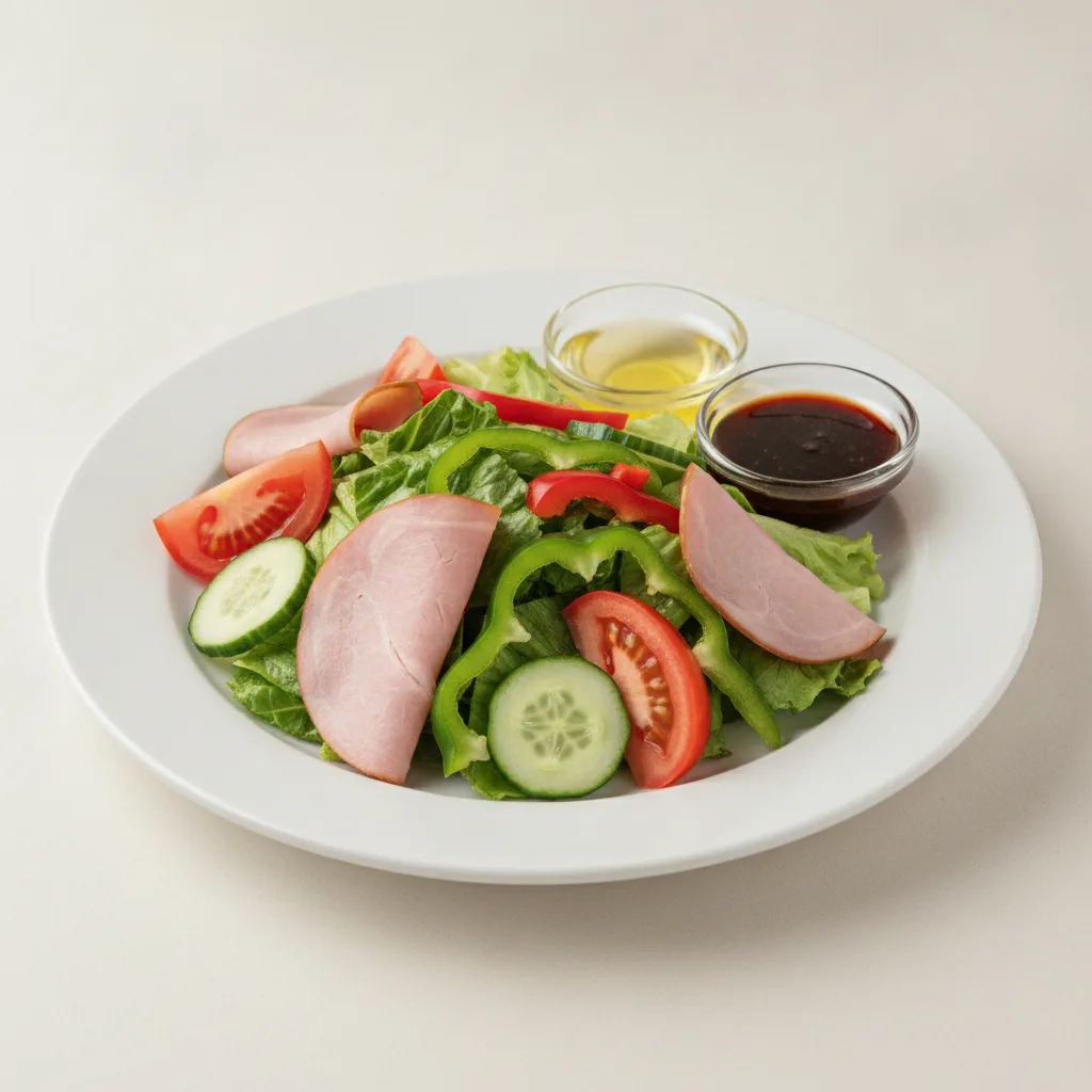 Classic Deluxe Catering Salad - Ham with Oil and Vinegar and Balsamic Vinaigrette