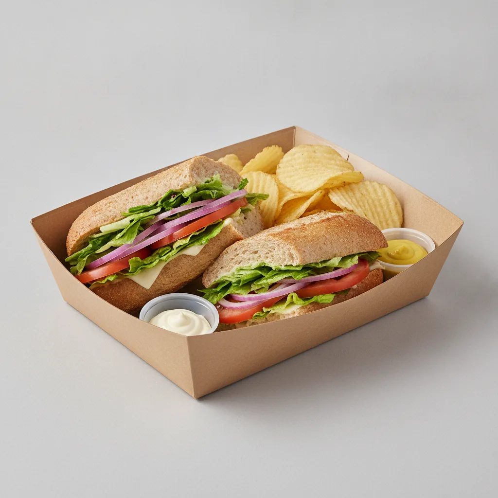 Standard Rookie Box Lunch - Veggie with Wheat Bread and Chips