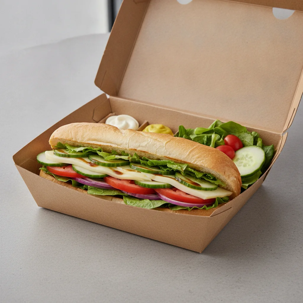 Veggie Rookie Box Lunch - White Bread and Side Salad