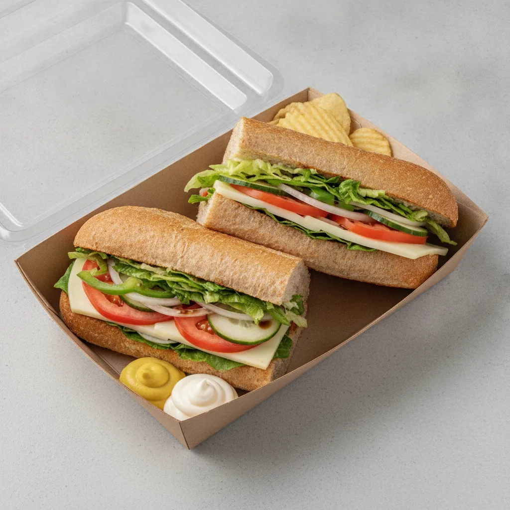 Veggie Rookie Box Lunch - Wheat Bread and Chips