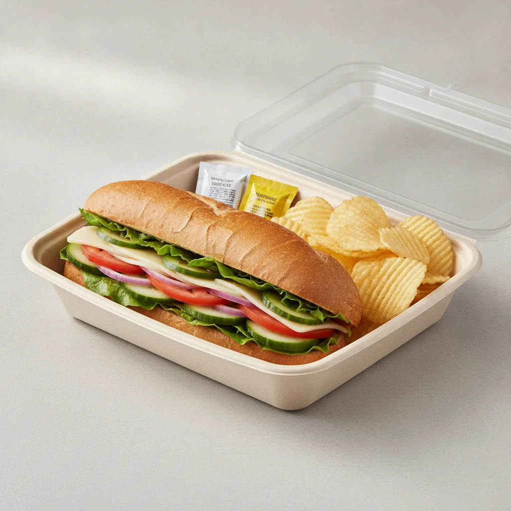 Veggie Rookie Box Lunch - Gluten-Free Bread and Chips