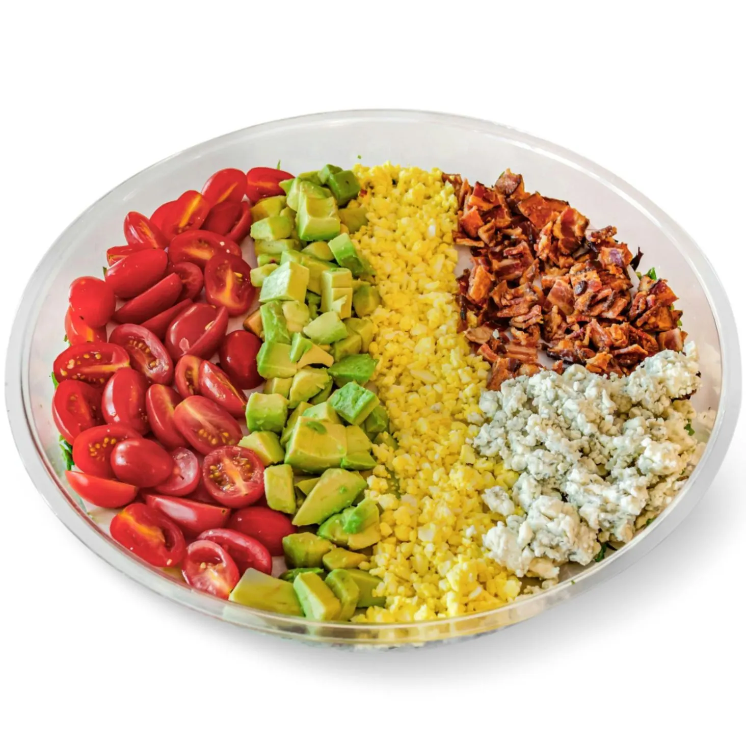 Proper Cobb, Japanese Style Egg Salad, Blue Cheese Dressing, GF Bread
