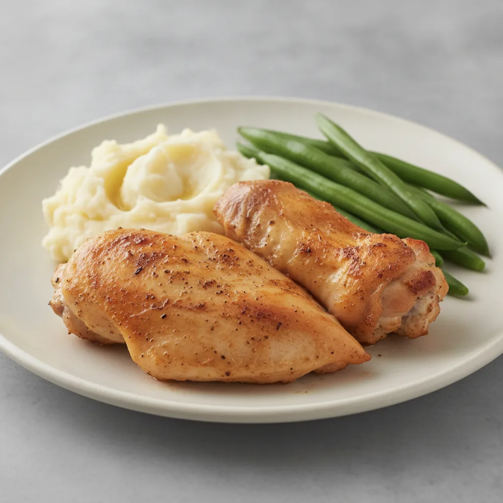 Baked Chicken - Breast and Wing with Mashed Potato Baked Chicken - Breast and Wing with Mashed Potato