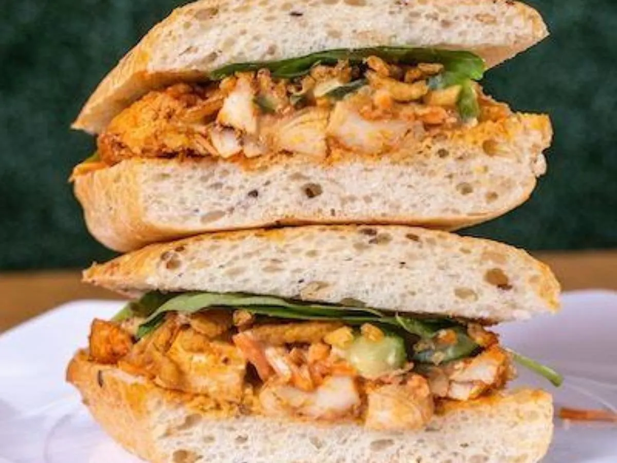 Spicy Tofu Thai Crunch Sandwich