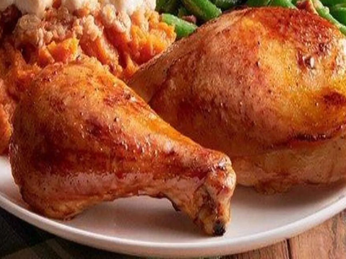 Baked Chicken - Drumstick and Thigh with Mashed Potato