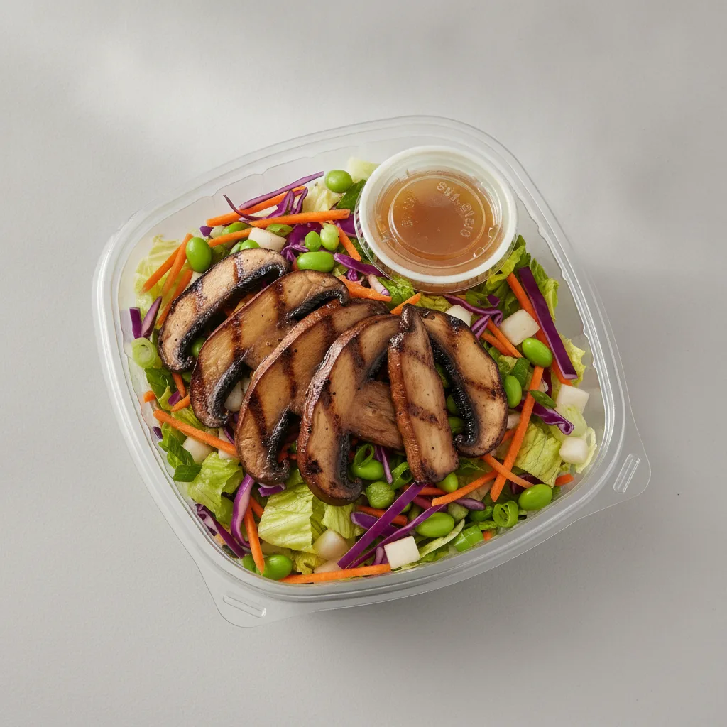 Asian Chopped Salad with Grilled Mushroom [16 oz]