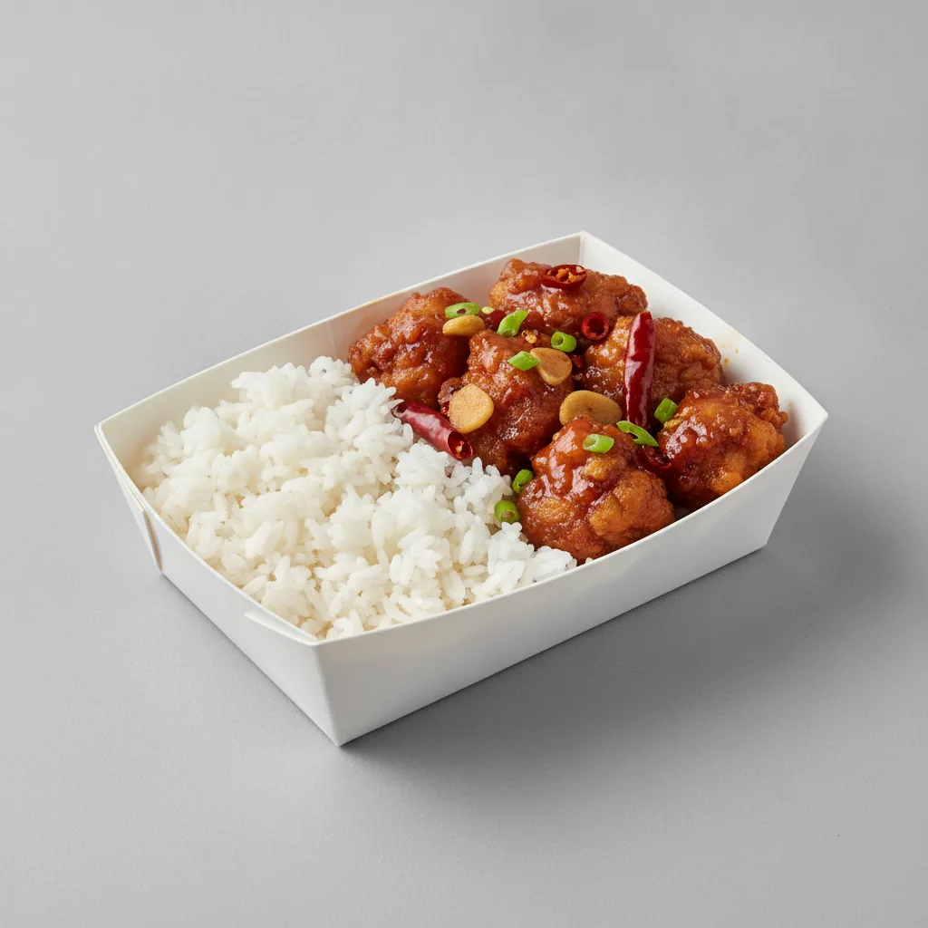 General Tso's Chicken with Rice Boxed Lunch General Tso's Chicken with Rice Boxed Lunch