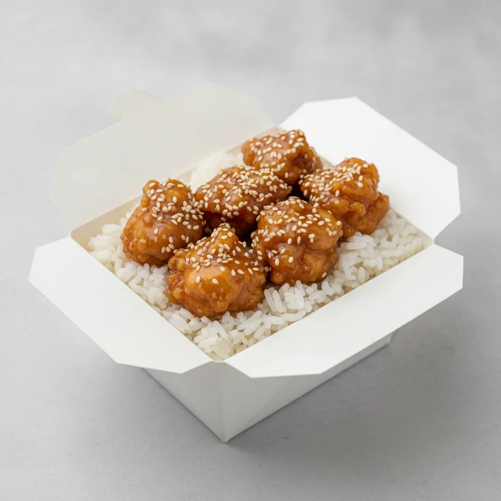 Sesame Chicken with Rice Boxed Lunch Sesame Chicken with Rice Boxed Lunch