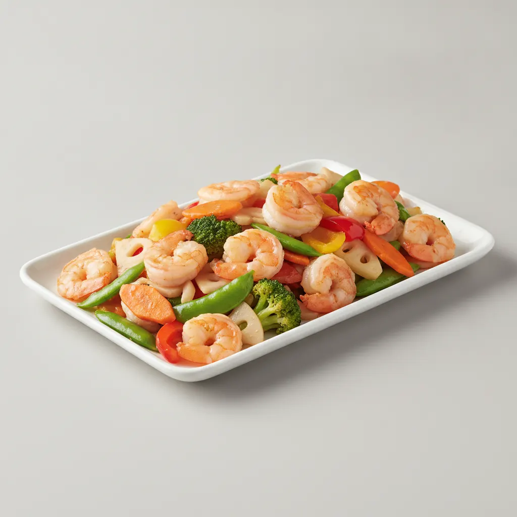Shrimp with Mixed Veggies Party Tray Shrimp with Mixed Veggies Party Tray