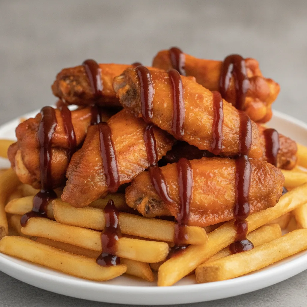 Buffalo Chicken Fries - BBQ Sauce