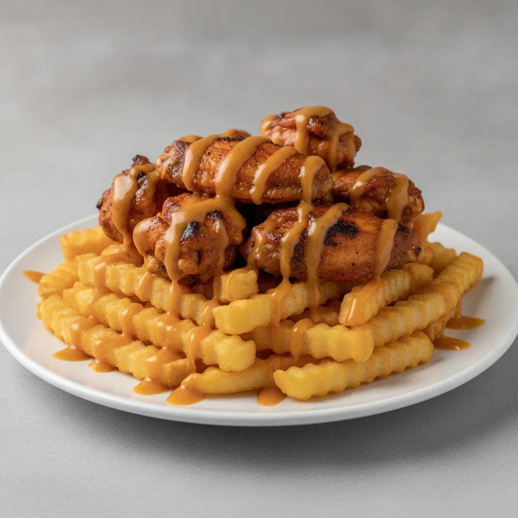 Buffalo Chicken Fries - BBQ Lemon Pepper Sauce
