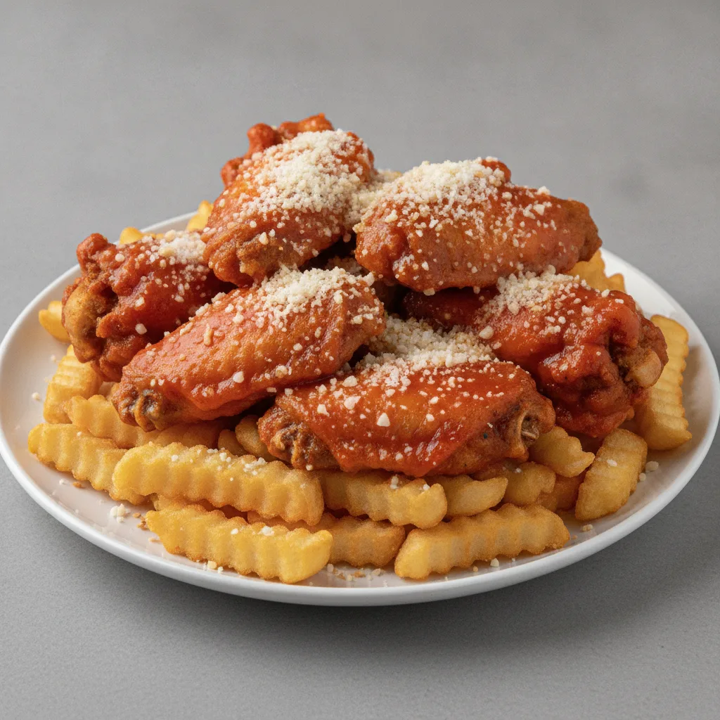 Buffalo Chicken Fries - Garlic Parmesan