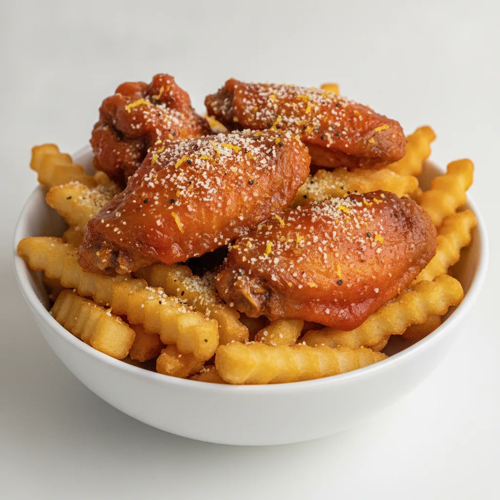 Buffalo Chicken Fries - Garlic Parmesan Lemon Pepper