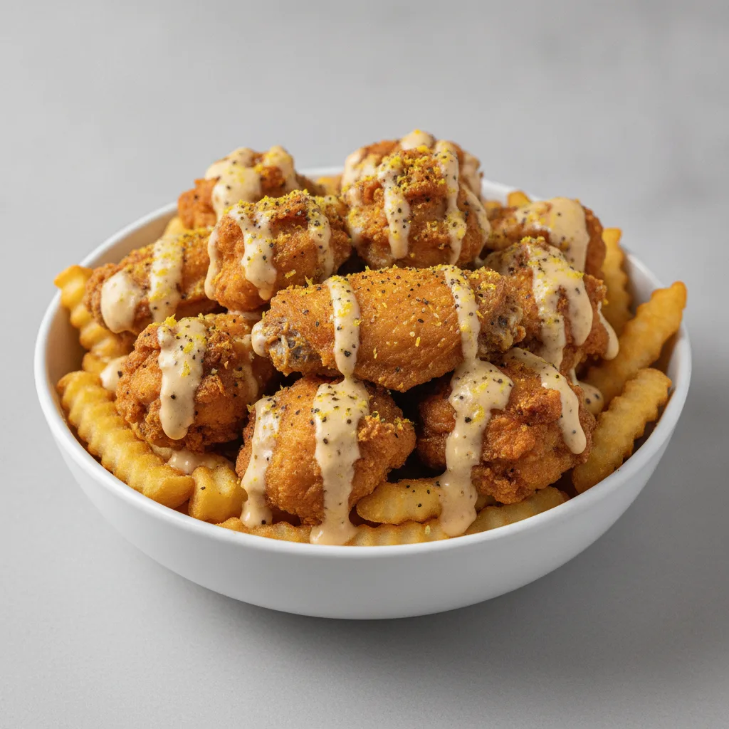 Chicken Cajun Ranch Fries - Sweet and Sassy Lemon Pepper