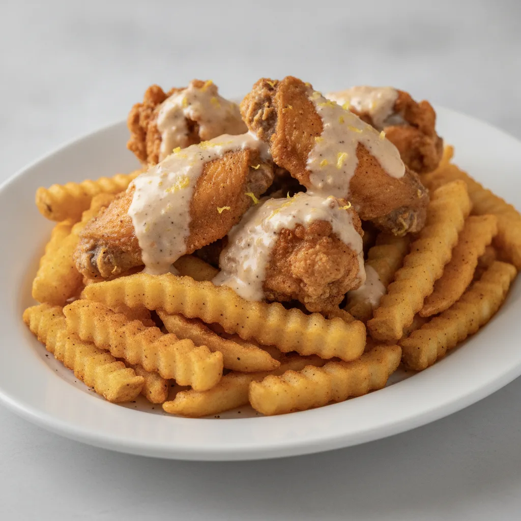 Chicken Cajun Ranch Fries - Cajun Lemon Pepper