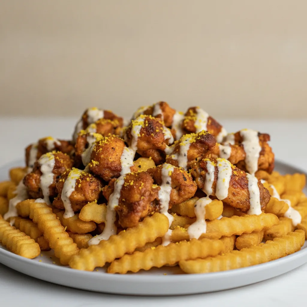 Chicken Cajun Ranch Fries - Hot Lemon Pepper