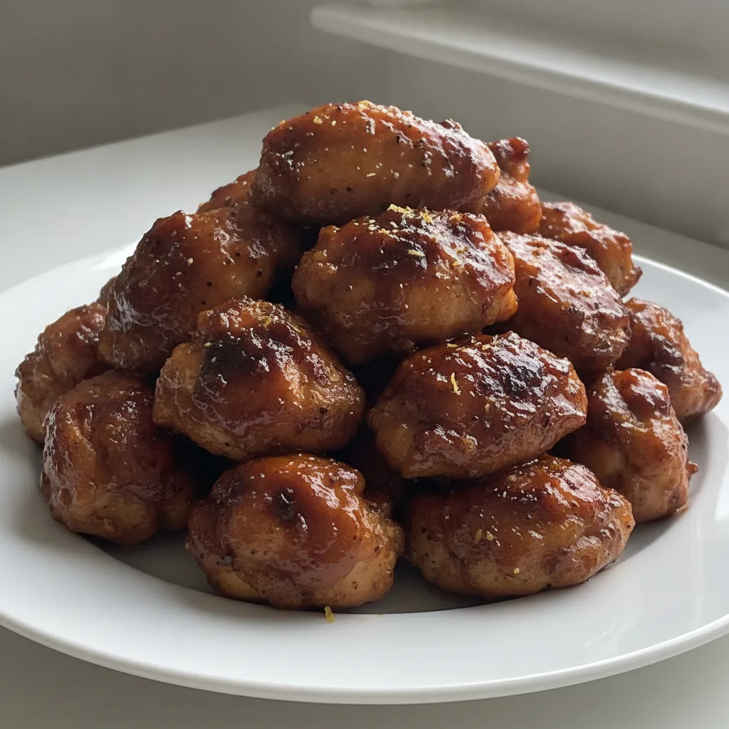 100 Boneless Wingz - BBQ Lemon Pepper Sauce