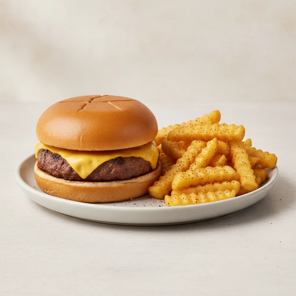 Angus Cheeseburger - Cajun Lemon Pepper