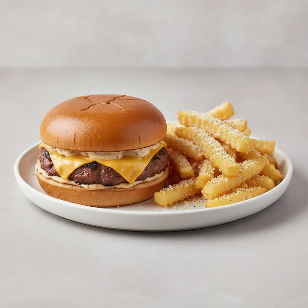 Angus Cheeseburger - Garlic Parmesan