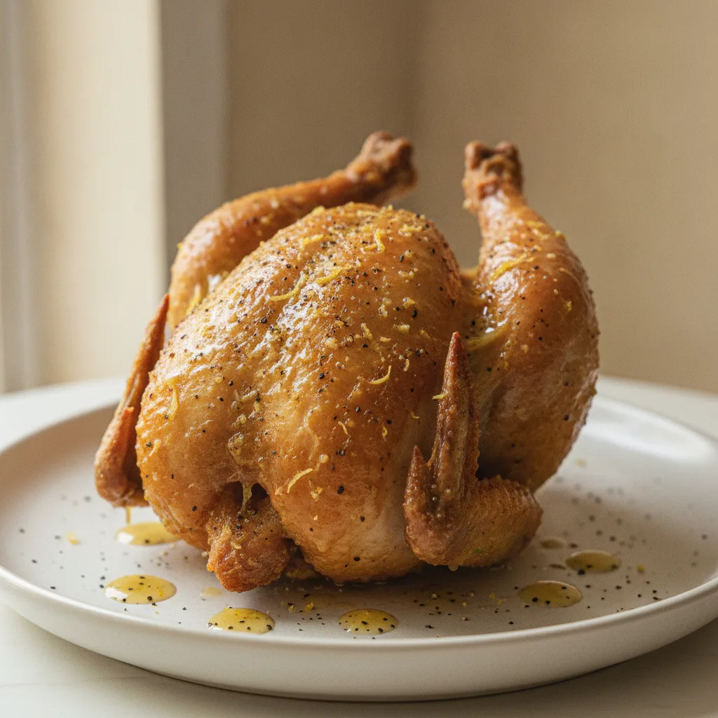 Deep-Fried Cornish Hen - Wet Lemon Pepper