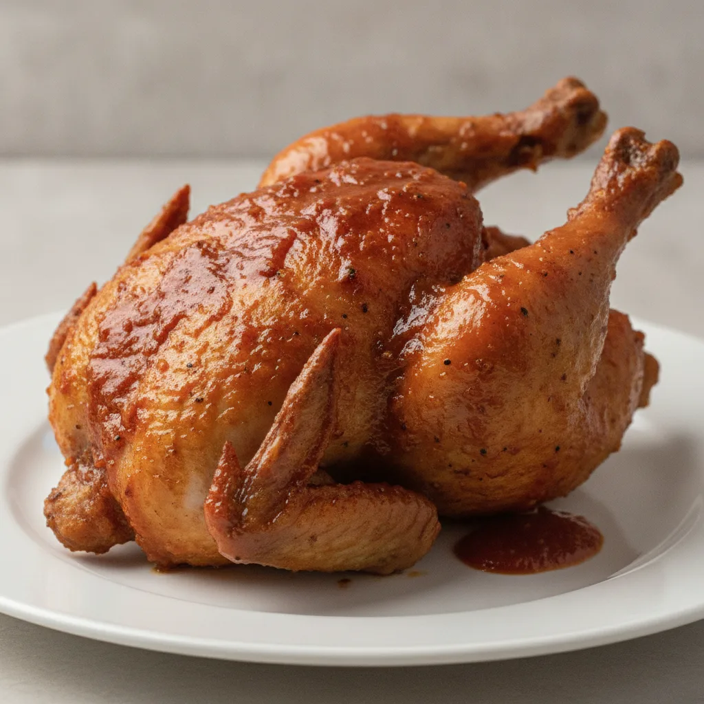 Deep-Fried Cornish Hen - Sassy Jerk Sauce