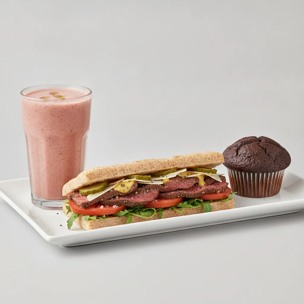 The Ultimate JOE Trio — The Steak, Pick Me Up, Chocolate Muffin The Ultimate JOE Trio — The Steak, Pick Me Up, Chocolate Muffin