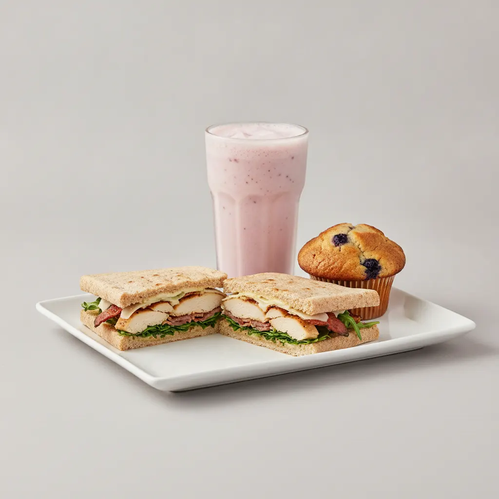 The Ultimate JOE Trio — JOE's Spicy Caesar, Power Shake, Blueberry Muffin The Ultimate JOE Trio — JOE's Spicy Caesar, Power Shake, Blueberry Muffin
