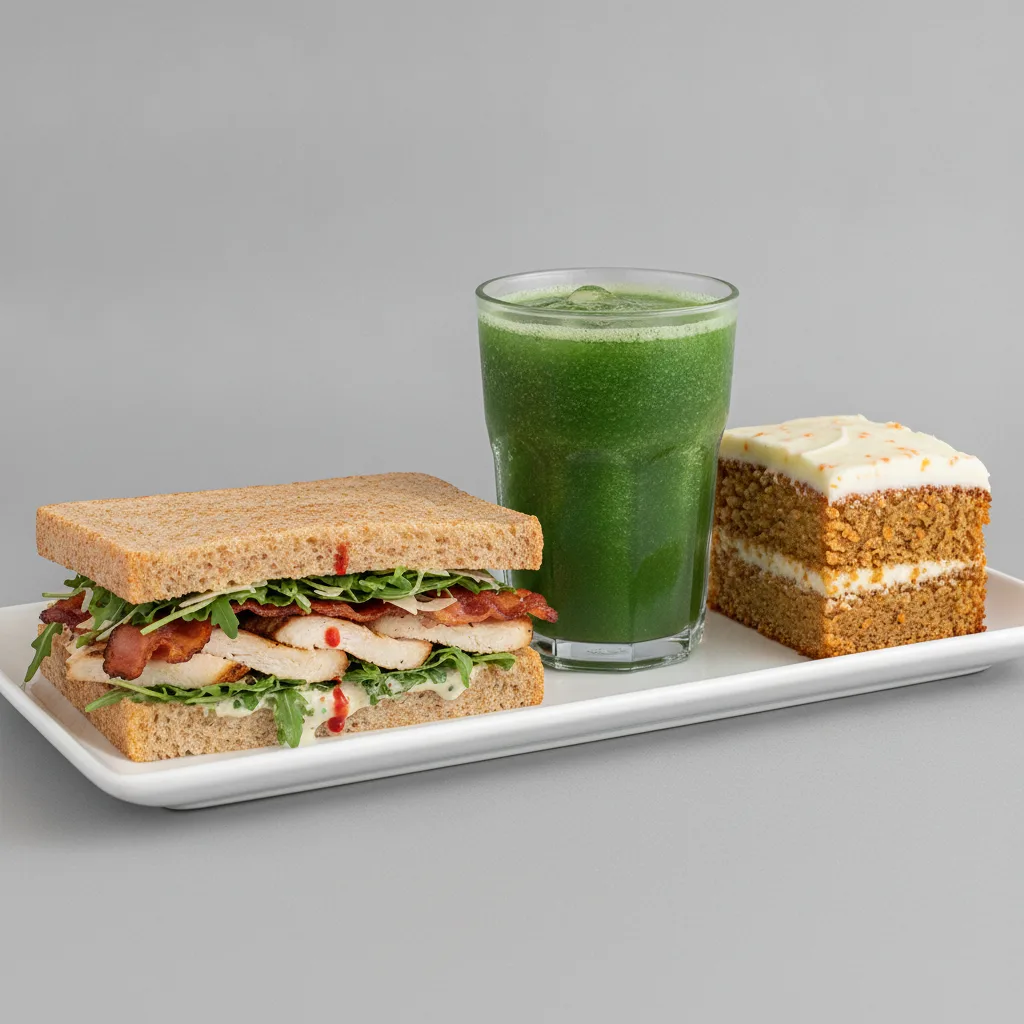 The Ultimate JOE Trio — JOE's Spicy Caesar, Green Tonic, Carrot Cake The Ultimate JOE Trio — JOE's Spicy Caesar, Green Tonic, Carrot Cake