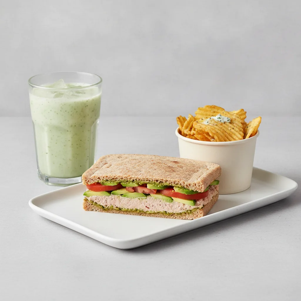 The Ultimate JOE Trio — Tunacado Sandwich, Green Sport, JOE's Protein Chips The Ultimate JOE Trio — Tunacado Sandwich, Green Sport, JOE's Protein Chips