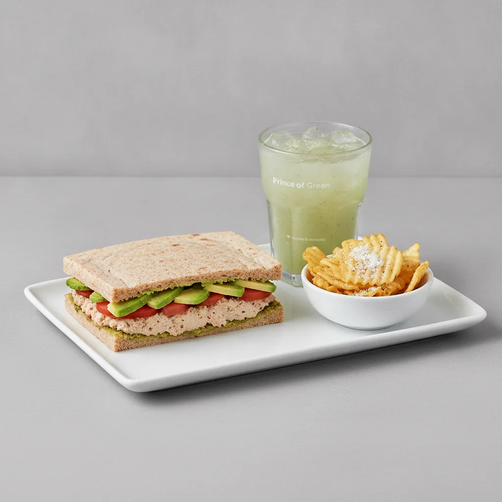 The Ultimate JOE Trio — Tunacado Sandwich, Prince of Green, Protein Chips The Ultimate JOE Trio — Tunacado Sandwich, Prince of Green, Protein Chips